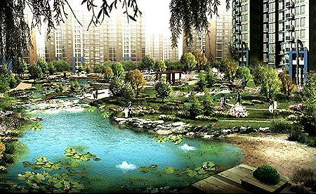 05-06年优秀景观楼盘-北京莱镇香格里(图)